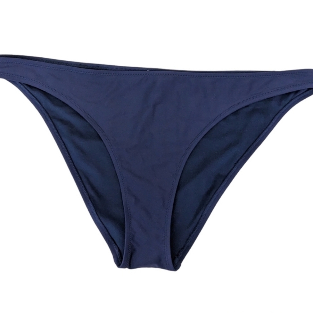 Aerie Navy Solid Swim Cheeky Midrise Bikini Bottom NWOT sz XXL